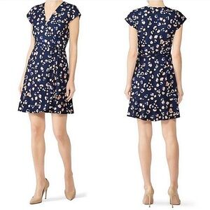 Hutch Anthropologie  Wrap Around Clara Navy Blue
Leopard Dress